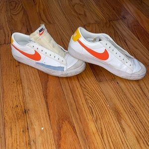 Nike Blazers no laces